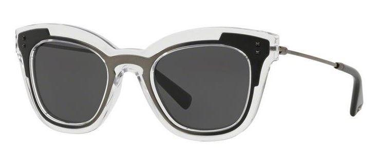 VALENTINO Ženske naočare za sunce 0VA4030 50708749, Providno-crne