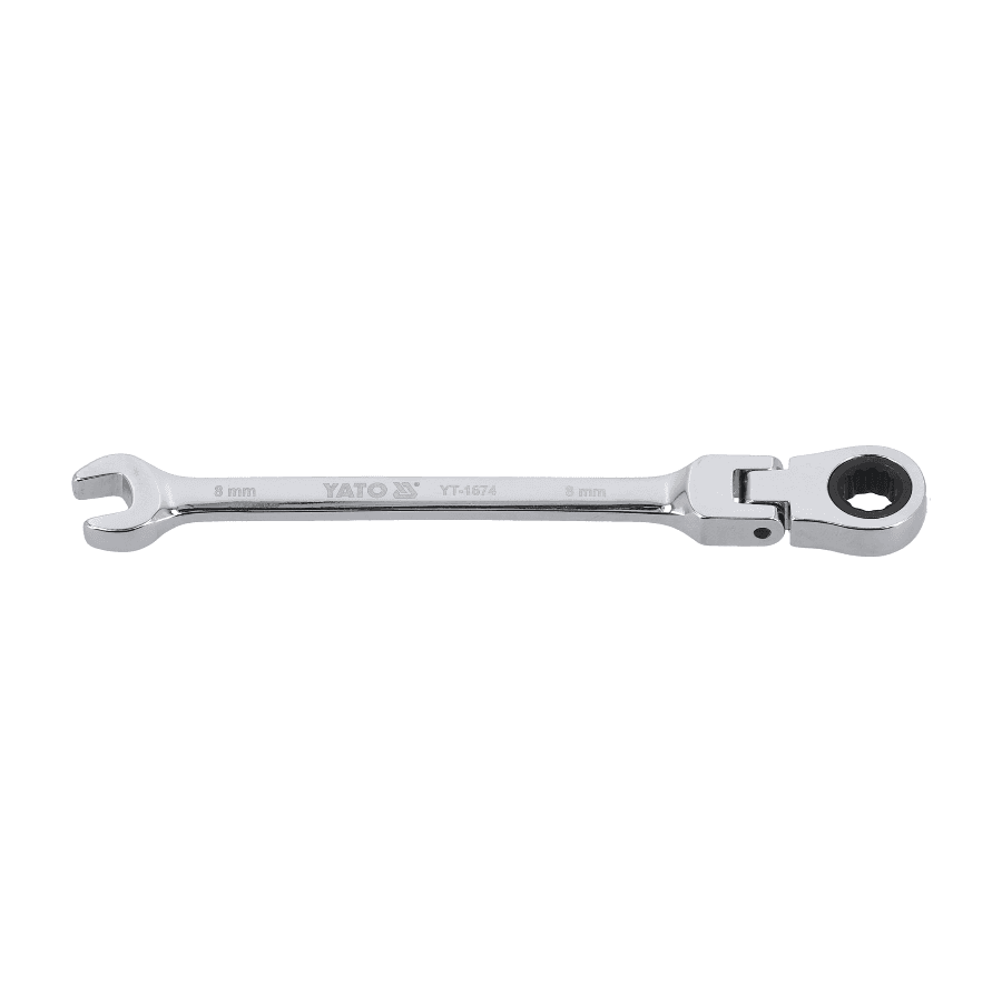 YATO Brzi viljuškasto-okasti ključ, 8mm, Zglobni
