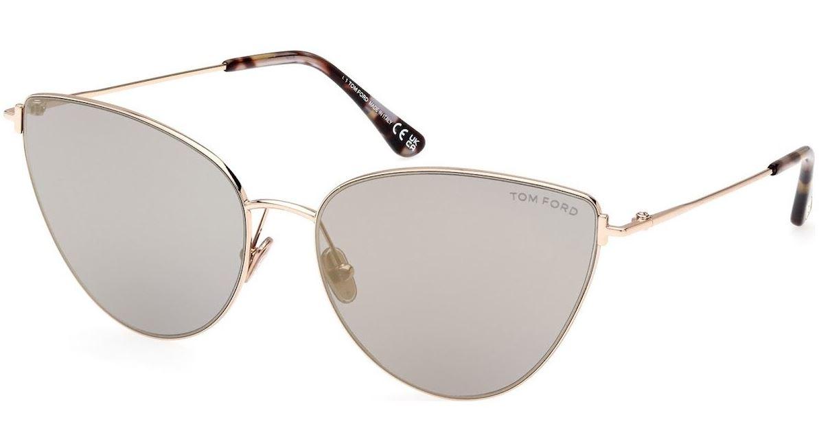 TOM FORD Ženske naočare za sunce 0FT1005 32C62, Zlatne