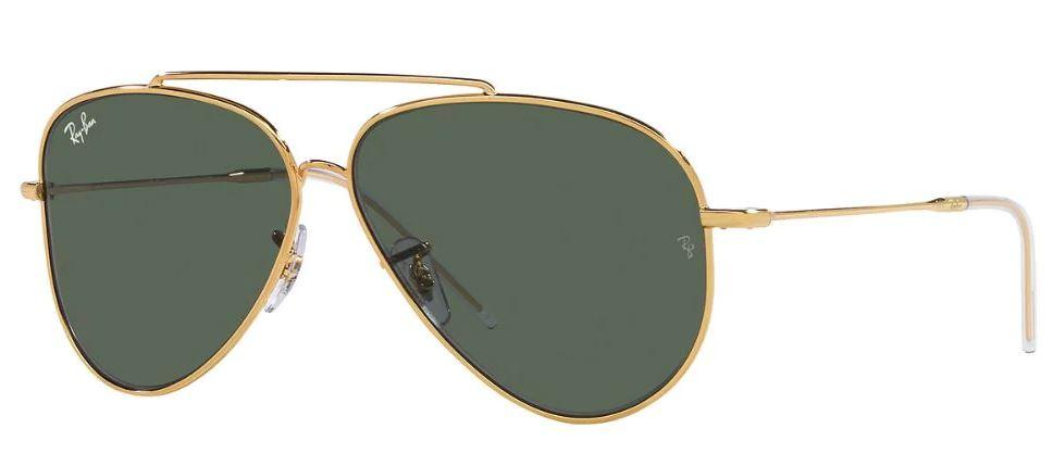 Ray-Ban Naočare za sunce 0RBR0101S 001/VR 59 Aviator Reverse, Zlatne