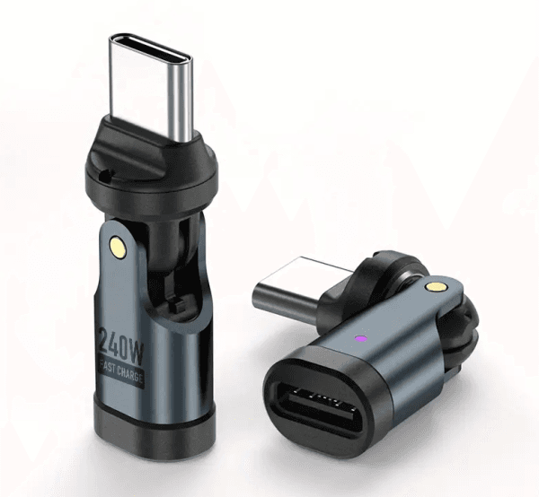 Remax Rotirajuci USB-C/C adapter, 240W,480Gb,540°