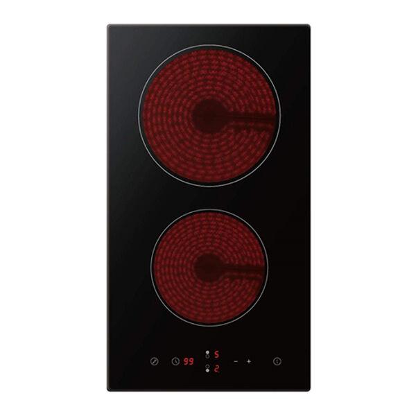 Midea Ugradna ploča MCH300D111K0, 2 polja, 3000W, Crna