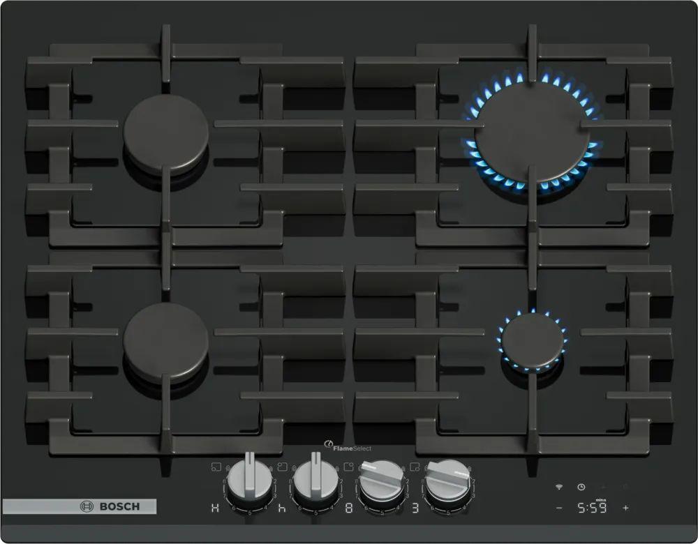 Bosch Ugradna ploča PRP6A6H40, 4 polja, 7500W, Crna