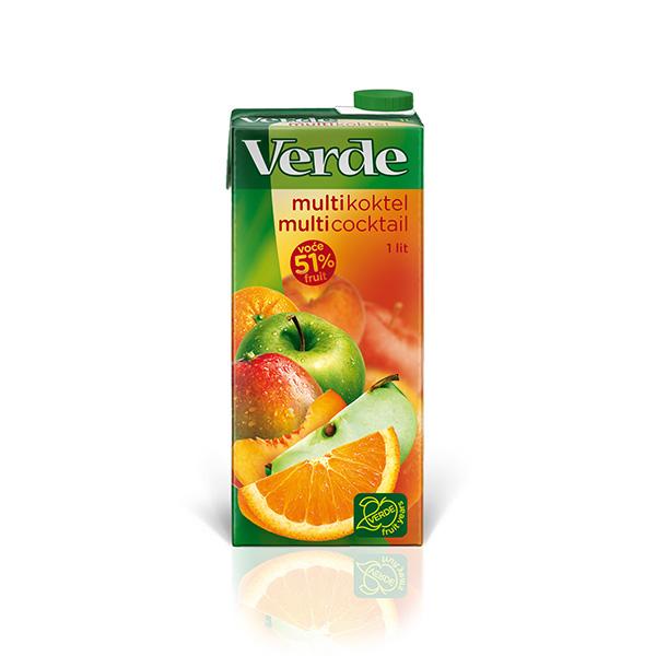VERDE Sok Multikoktel, 1l