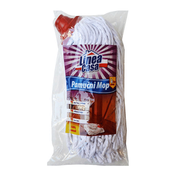 LINEA CASA Mop, Pamučni, Beli