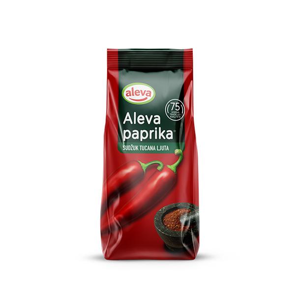 ALEVA Začinska paprika, Ljuta, Tucana, 75g