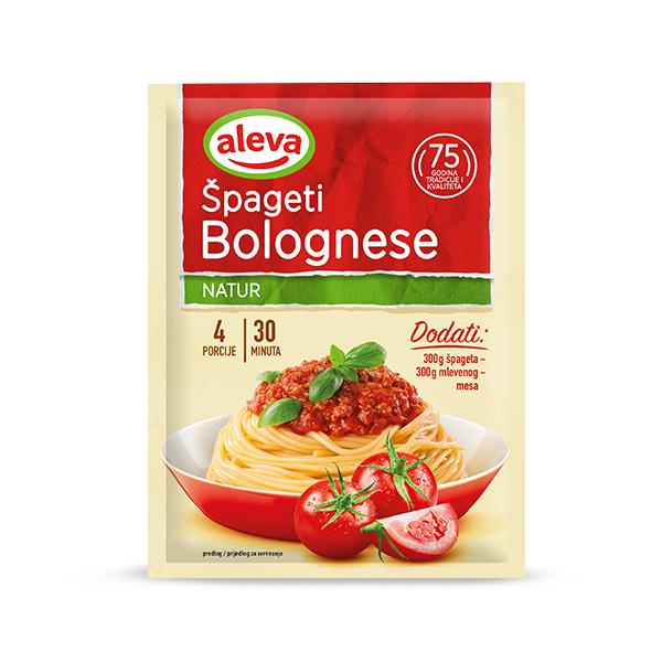 ALEVA Dodatak za špagete Bolognese, 52g
