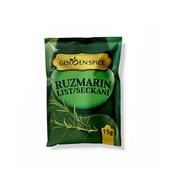 GOLDEN SPICE Ruzmarin, List, Seckani, 15g