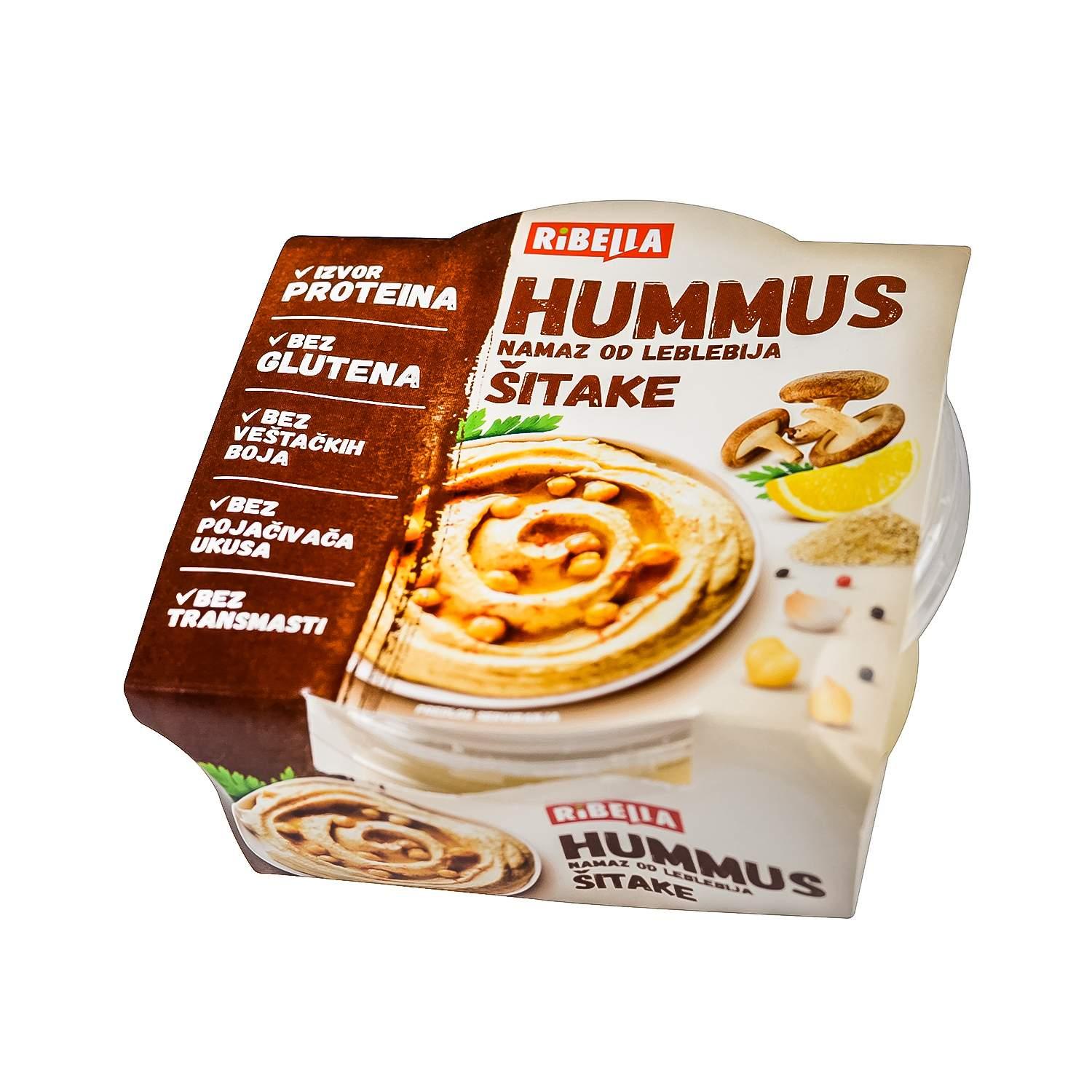 RIBELLA Hummus Šitake, 200g