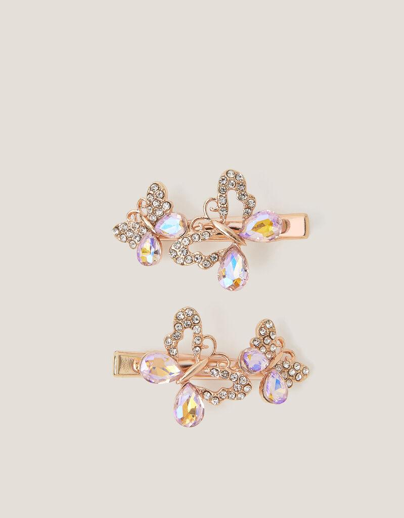 Monsoon Children Set šnala za kosu za devojčice za devojčice Butterfly, 2 komada, Lavanda