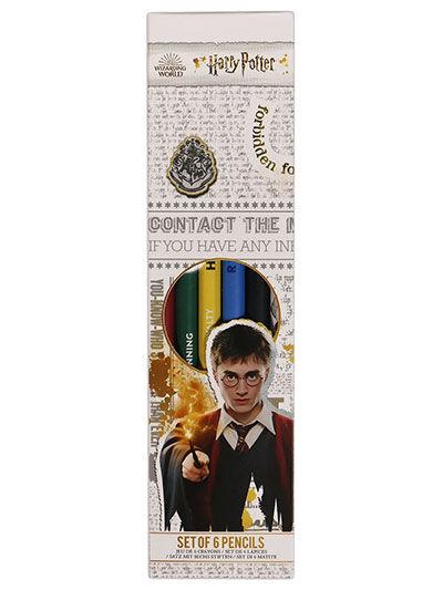 Half Moon Bay Set grafitnih olovki, Harry Potter, House Pride, 6 komada