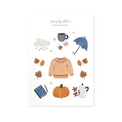 Stikeri set Rainy Day