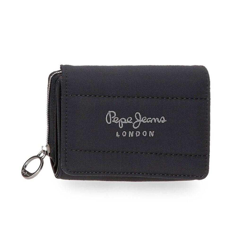 Pepe Džins Ženski novčanik Aura 7218241, 10 cm, crni