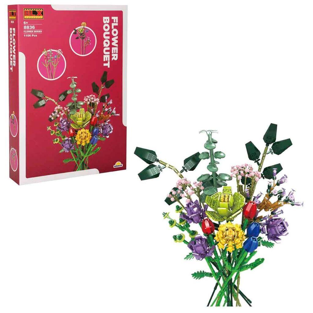 Kreativni Set sklopivih kocki od 1107 delova, Buket poljskog cveća