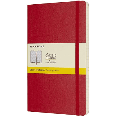 Moleskine Sveska na kvadratiće, Crvena
