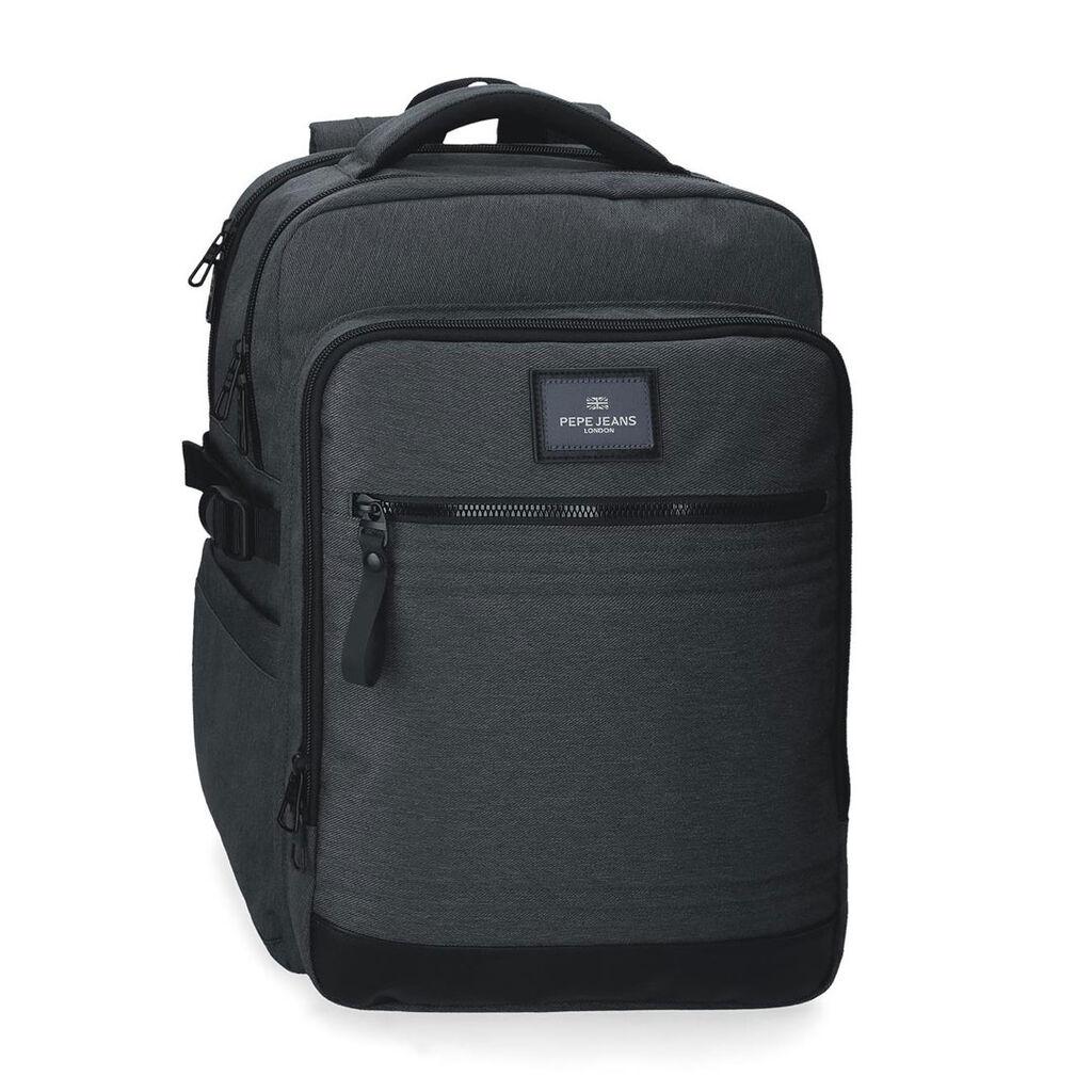 Pepe Jeans ranac za laptop Viton 7322341, 42 cm, crni