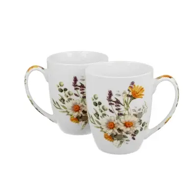 DUO Sp. z.o.o. Set šolja Daisy, Basket of flowers, 2 komada