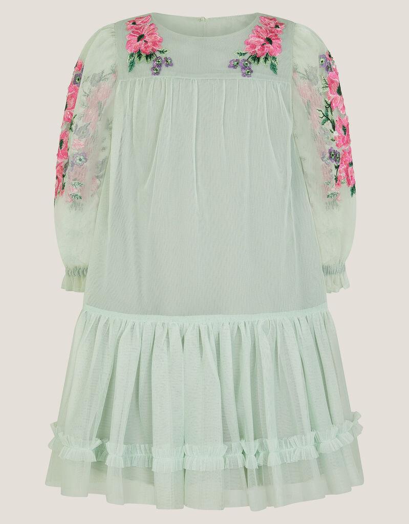 Monsoon Children Haljina za devojčice Peony, Zelena