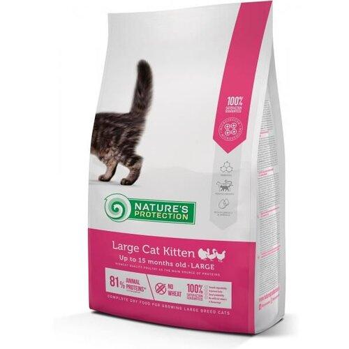 NATURE'S PROTECTION Hrana za mačke Large Cat Kitten, 2kg