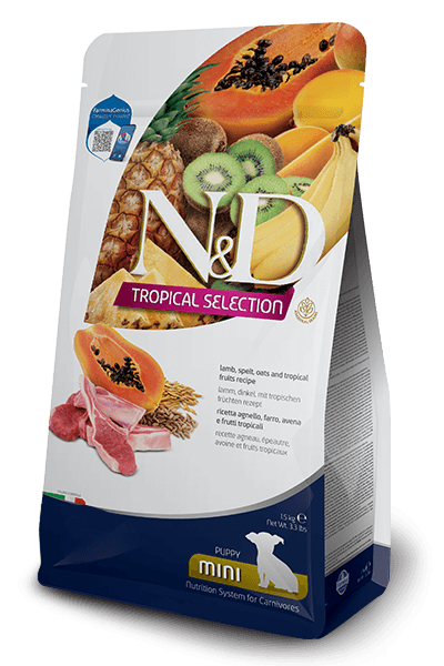 N&D Hrana za pse Tropical Selection Puppy Mini Lamb, Spelt, Oats&Fruits, 5kg