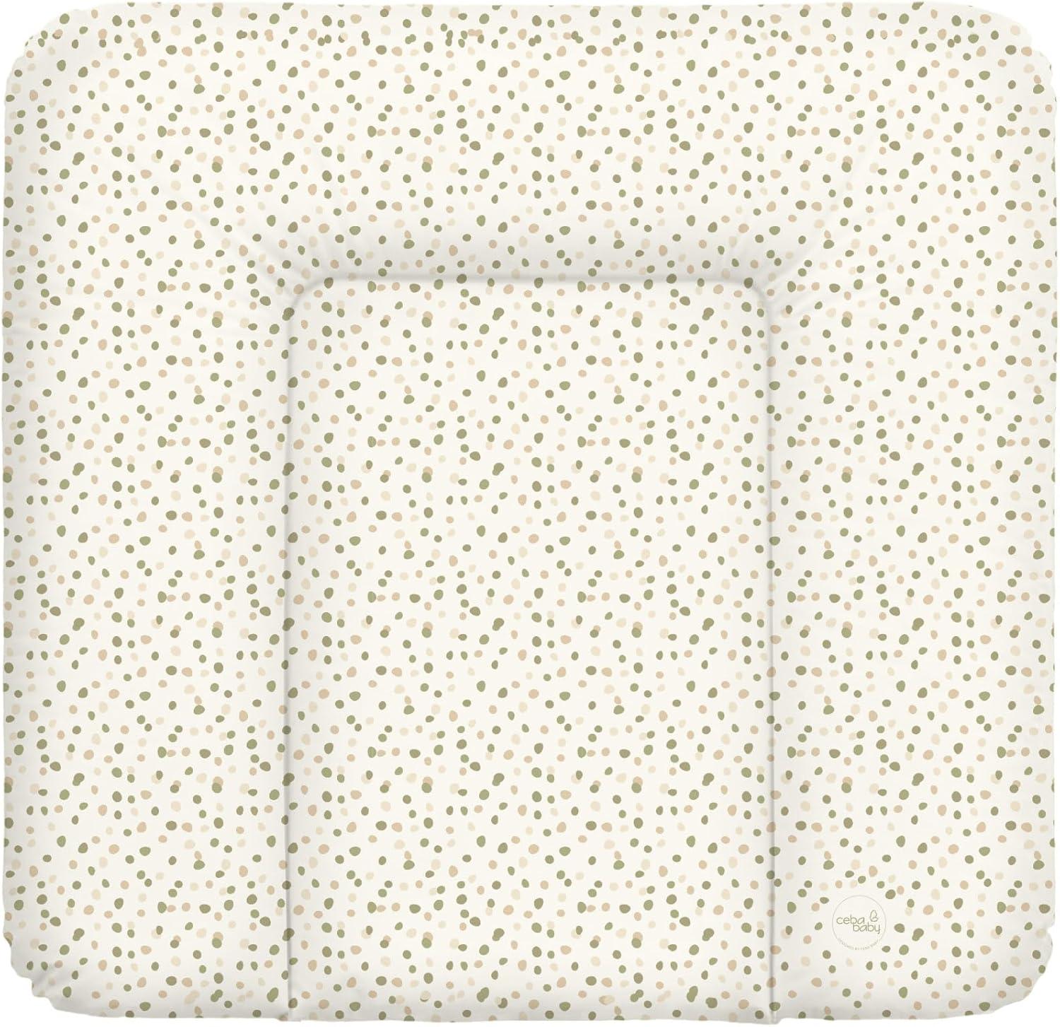 CEBA BABY Mala meka podloga za presvlačenje Tačkice, 75x72cm, Bež