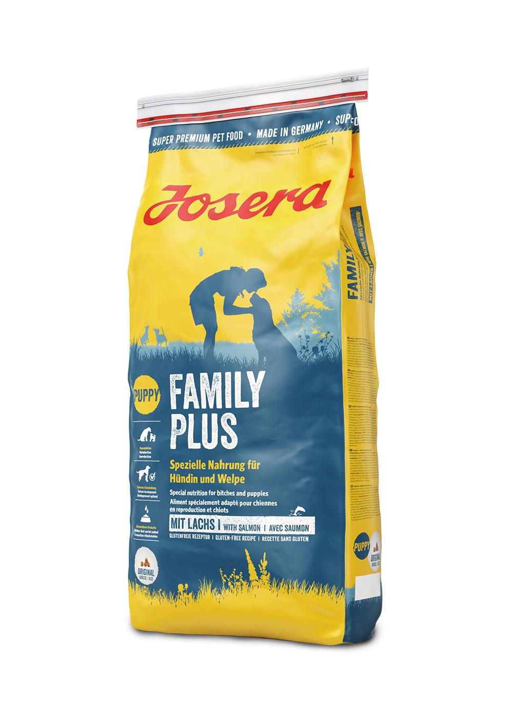 JOSERA Optimalna suva ishrana za rast i razvoj mladih pasa Family plus, 15 kg