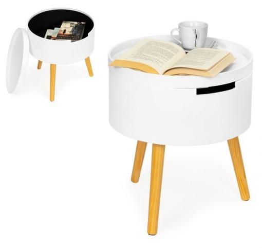 ModernHome okrugli klub sto sa ostavom Modernhome
