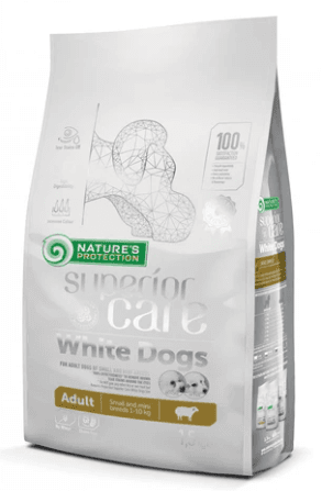 NATURE'S PROTECTION Hrana za pse White Adult, Sa jagnjetinom, 4kg