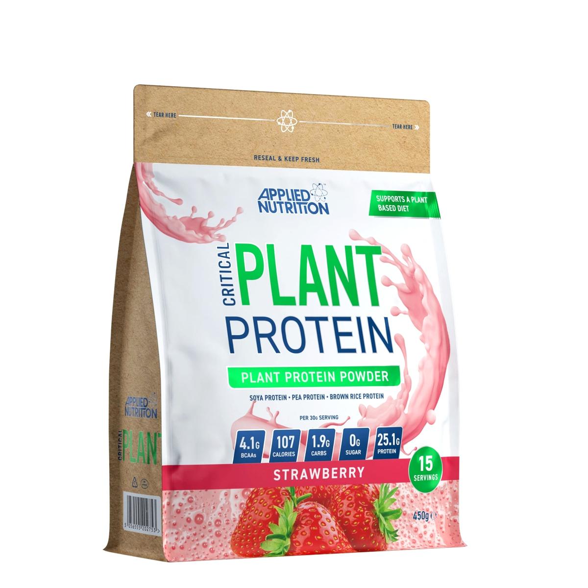 APPLIED NUTRITION Veganski protein Critical Plant, Jagoda, 450g