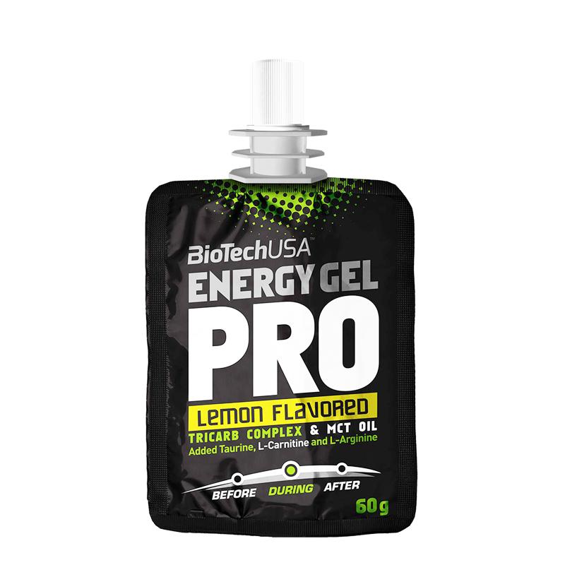 BIOTECHUSA Formula sa ugljenim hidratima za energiju Energy Gel Pro, Limun, 60g