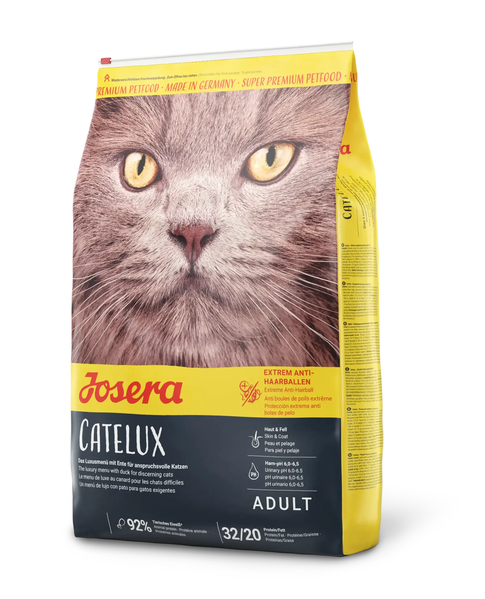 JOSERA Luksuzna dehidrirana hrana za odrasle mačke Catelux, 10 kg