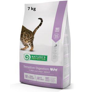 NATURE'S PROTECTION Hrana za mačke Sensitive Digestion, 7kg