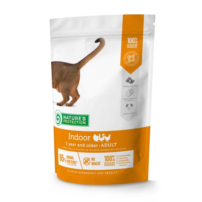 NATURE'S PROTECTION Hrana za mačke Indoor Cat, 400g