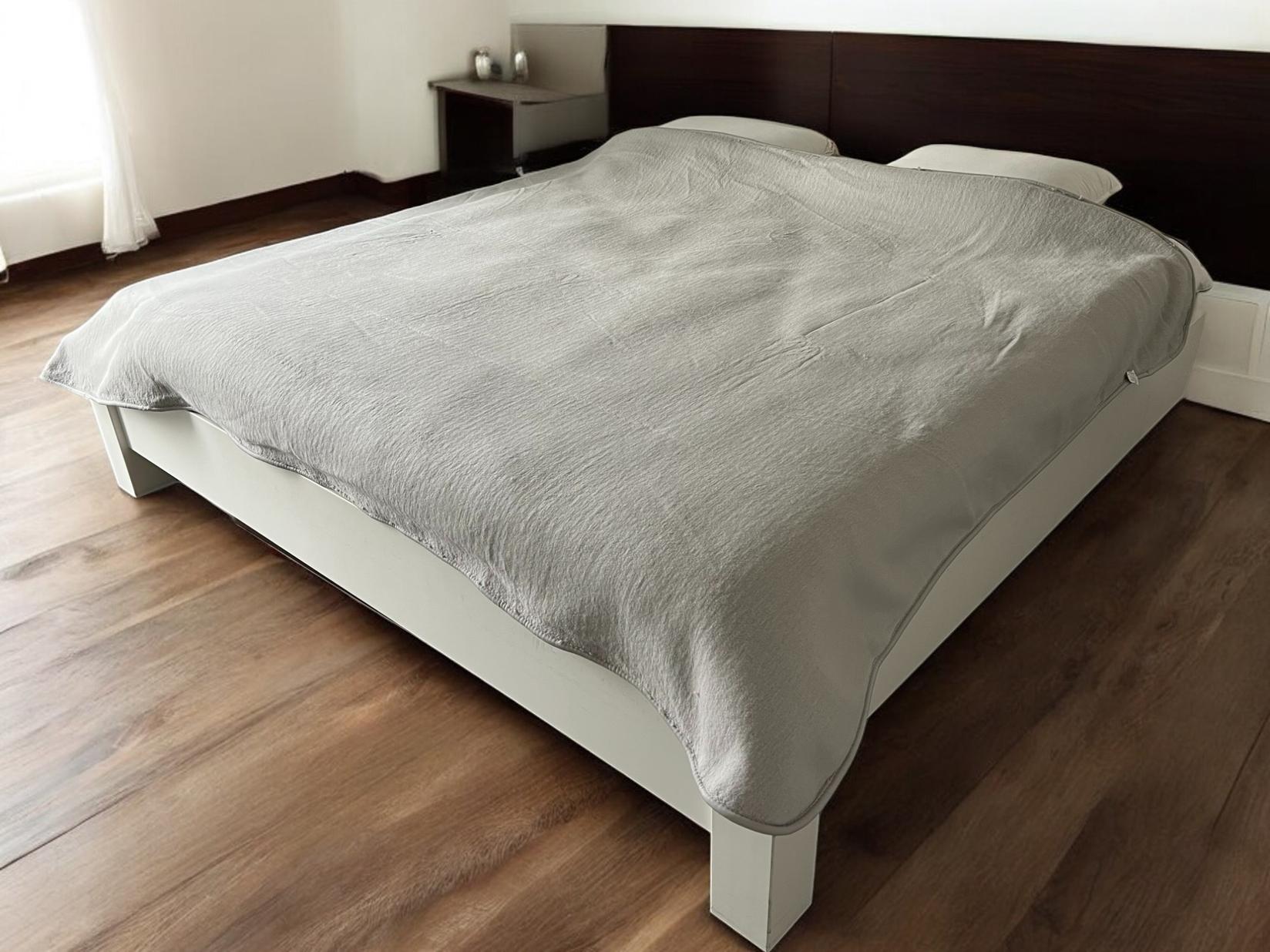 VIKTORIJA Ćebe Glat Bahar 165x220cm, Sivo