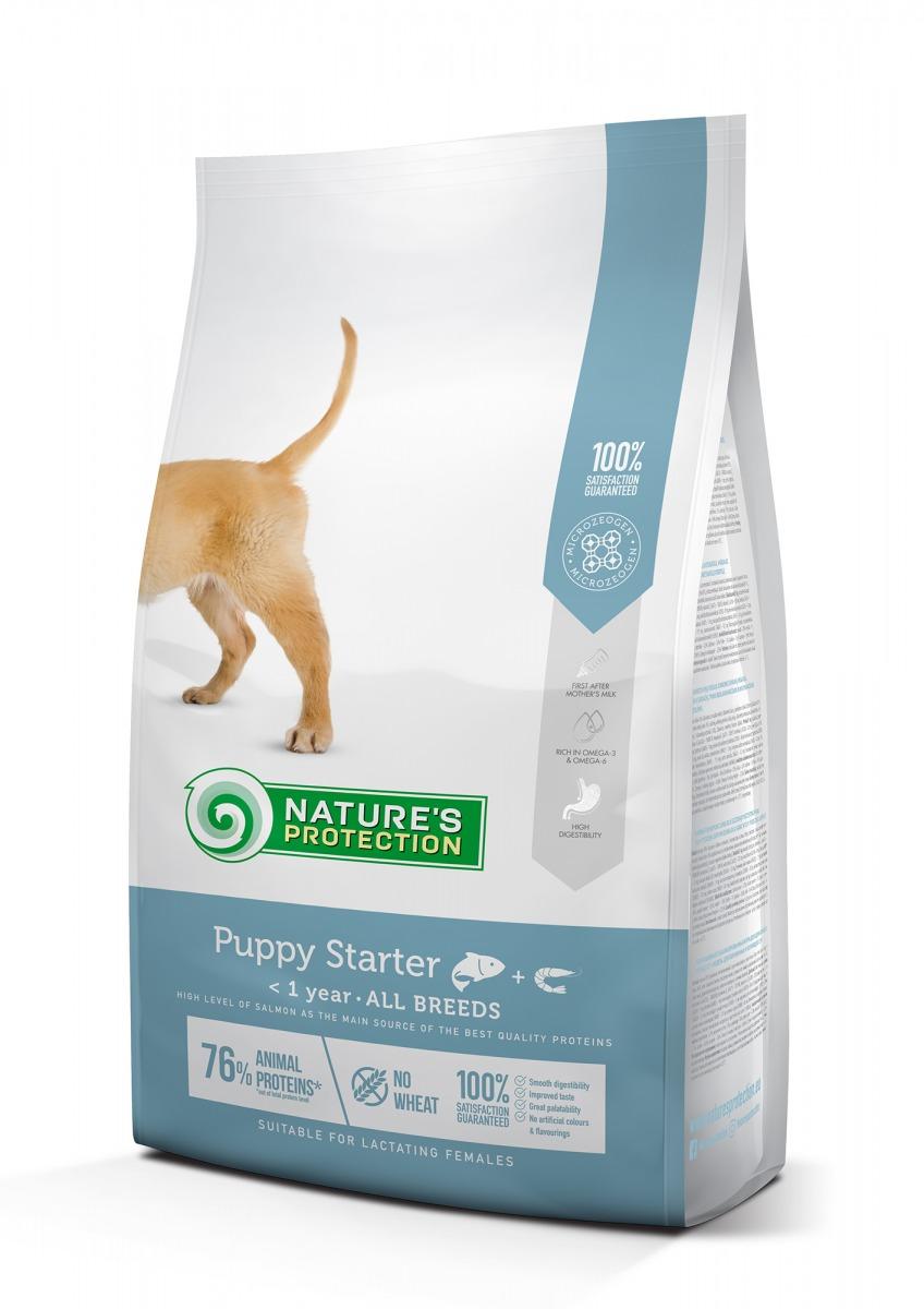 NATURE'S PROTECTION Hrana za pse Puppy Starter Losos, 2kg