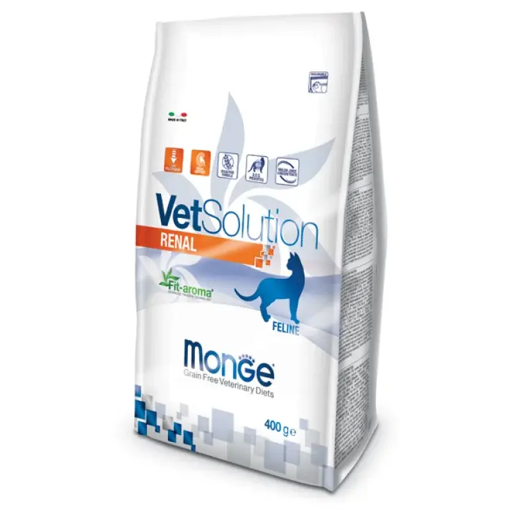 MONGE Hrana za mačke formulisana za bolji rad bubrega VetSolution Renal, 400g