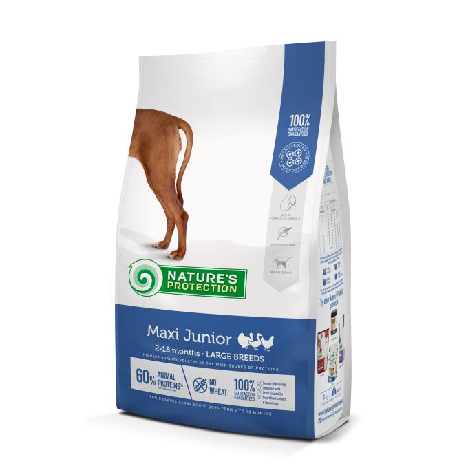 NATURE'S PROTECTION Hrana za pse Maxi Junior Large Breed, 12kg