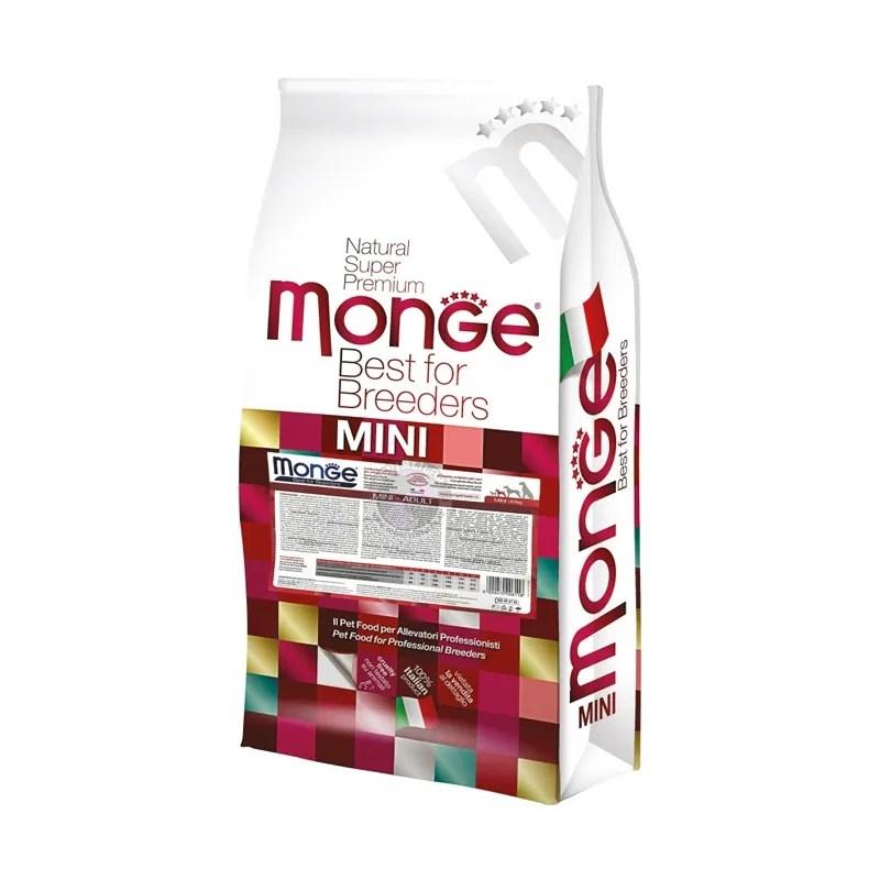 MONGE Hrana za pse Best For Breeders Bwild Grain Free Mini Adult Anchovies, 15kg