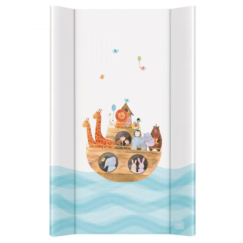 CEBA BABY Tvrda podloga za presvlačenje Nojeva barka, 50x80cm, Belo-plava