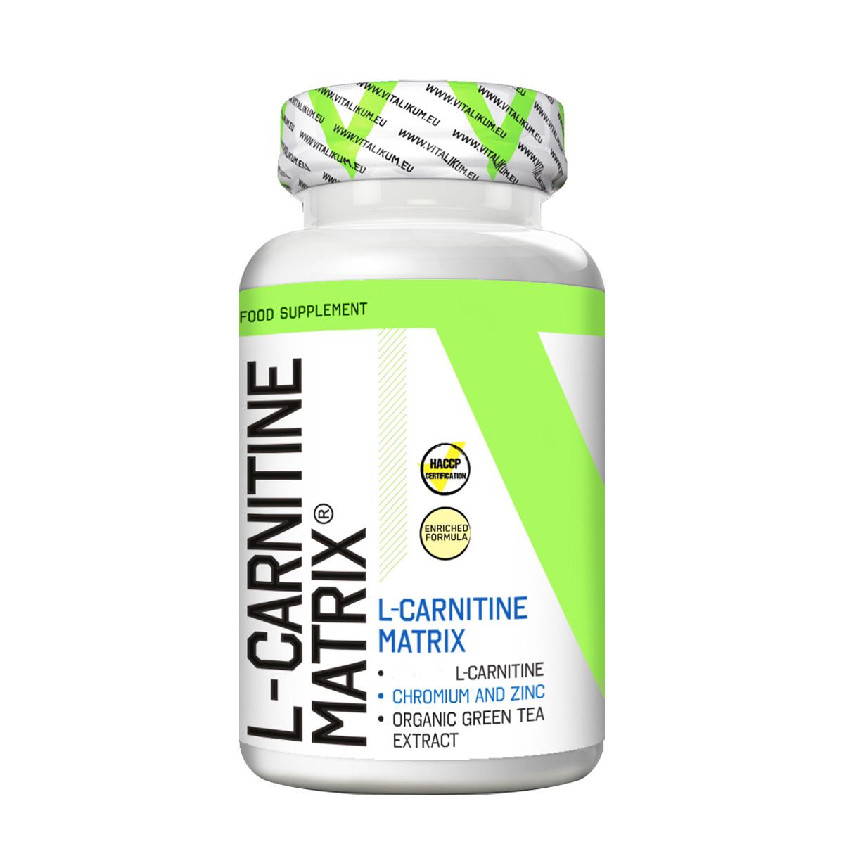 VITALIKUM L-Carnitine Matrix, 600mg, 90 kapsula