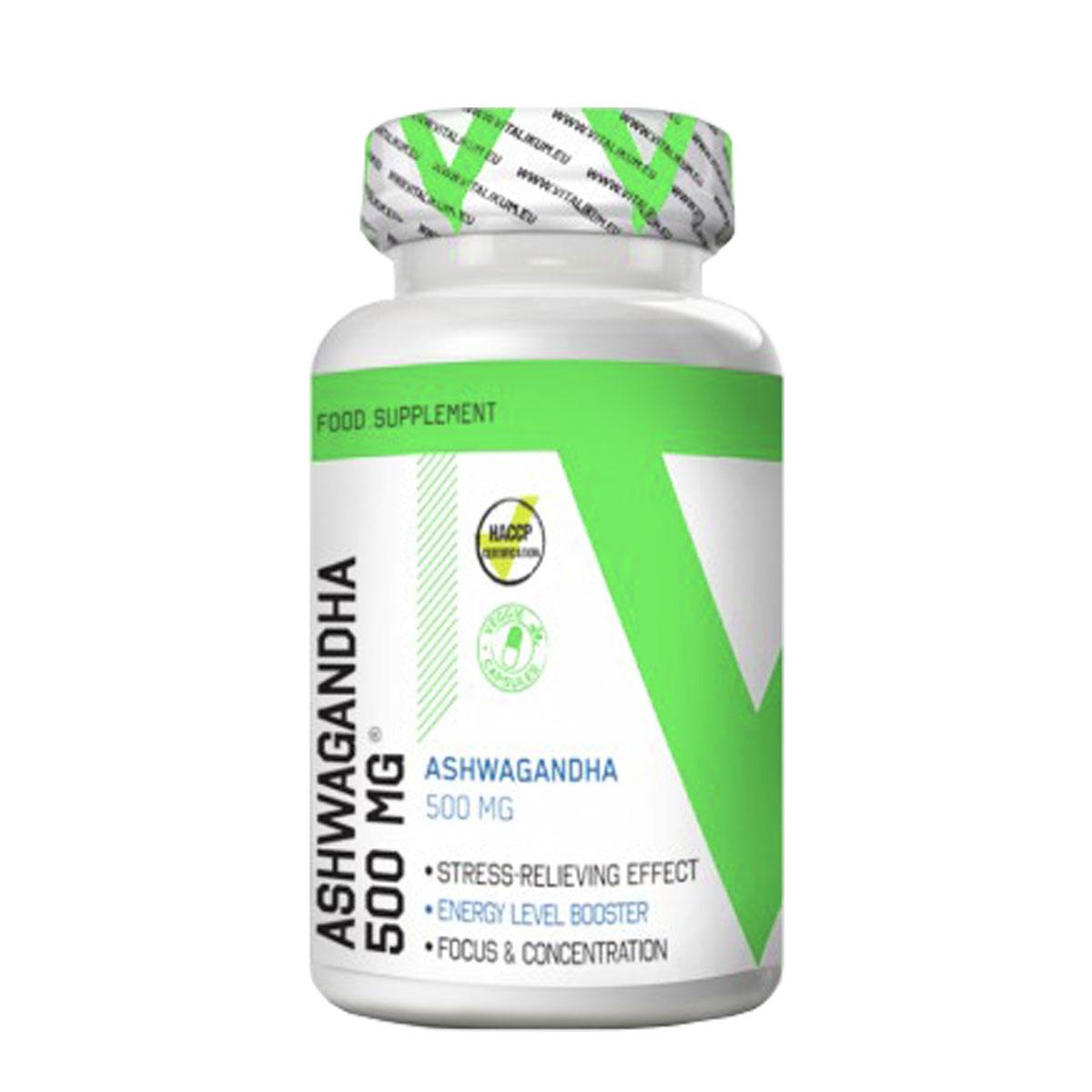 VITALIKUM Ašvaganda, 500mg, 90 kapsula