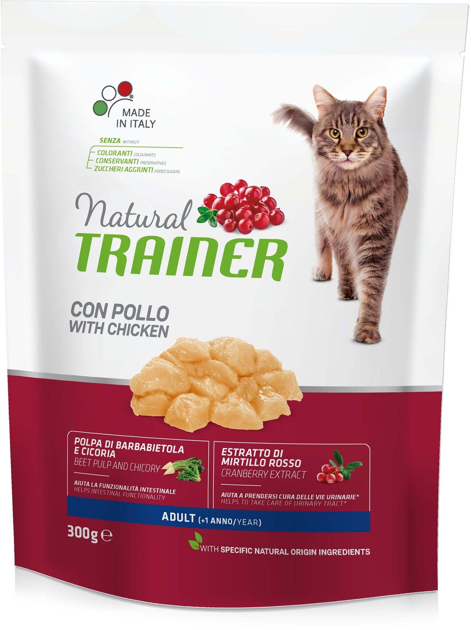 TRAINER Hrana za mačke Adult Cat With Fresh Chicken, 300g