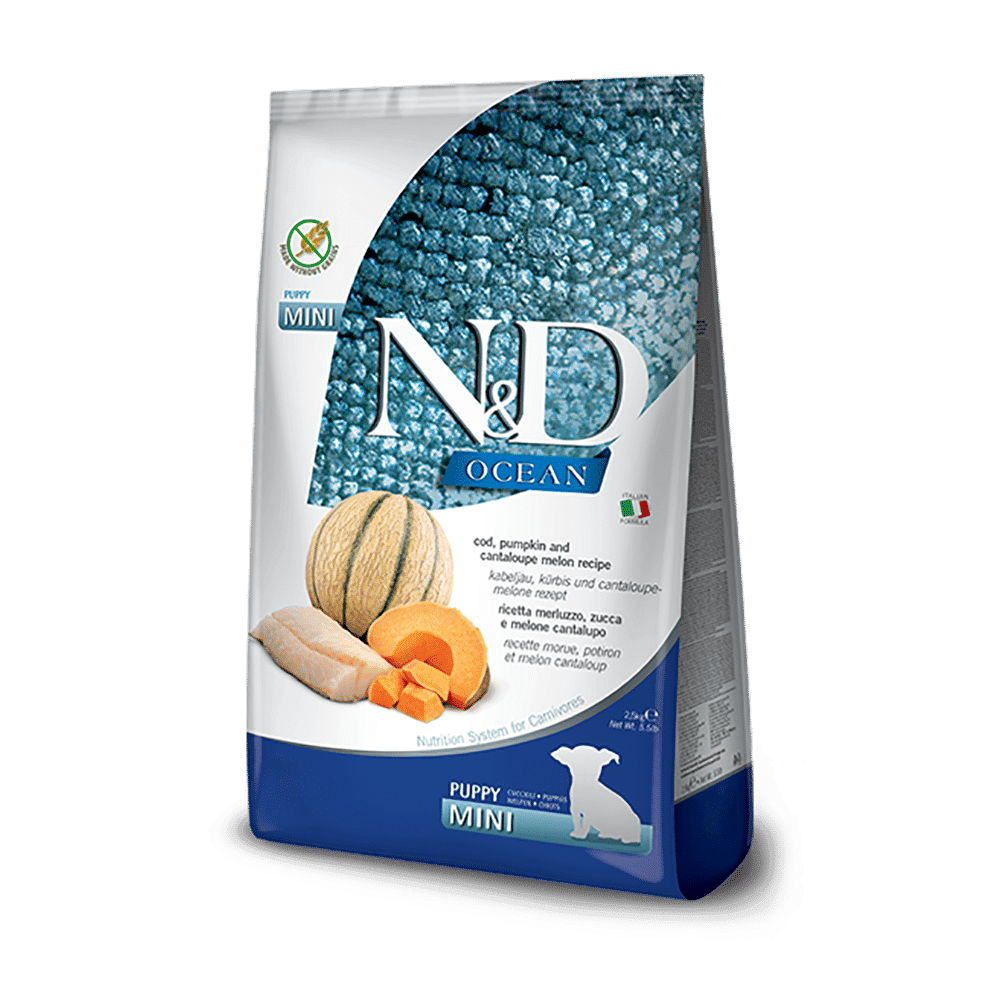 N&D Hrana za pse Ocean Puppy Medium&Maxi Cod, Pumpkin&Cantaloupe Melon, 12kg