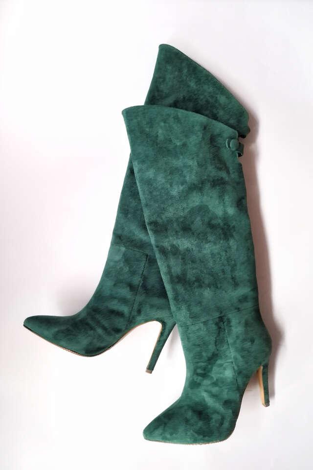Ženske čizme, Zelene