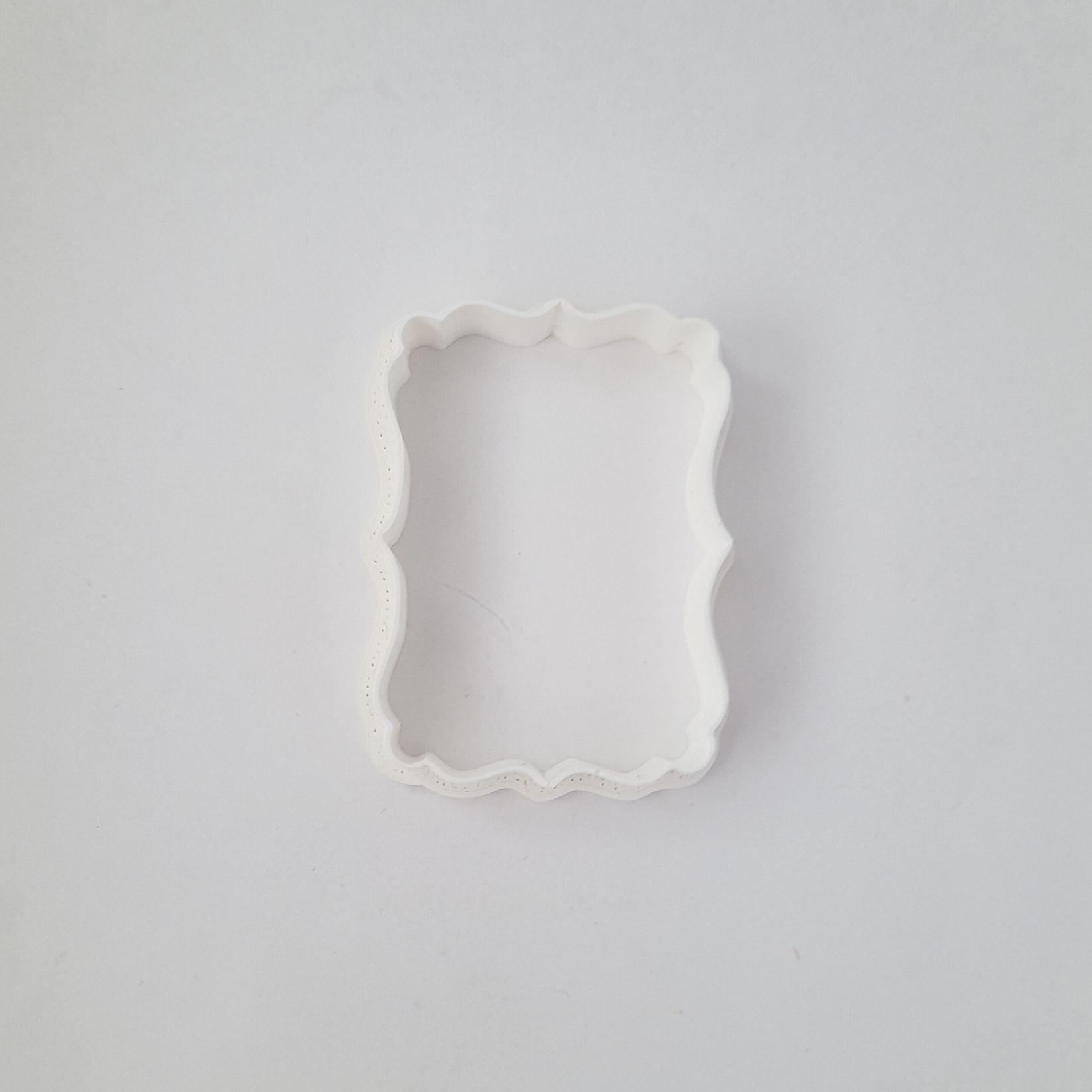 KREATIVNI SLATKIŠI Modla za kolače i ukrase Ram sekač 1, 7 cm, Bela