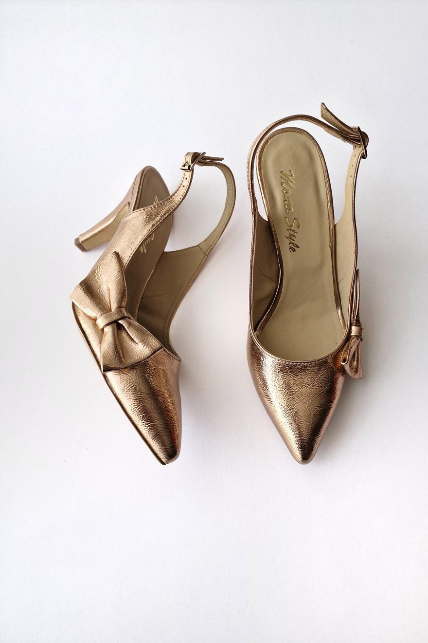 Ženske sandale Bella, Bronzane boje