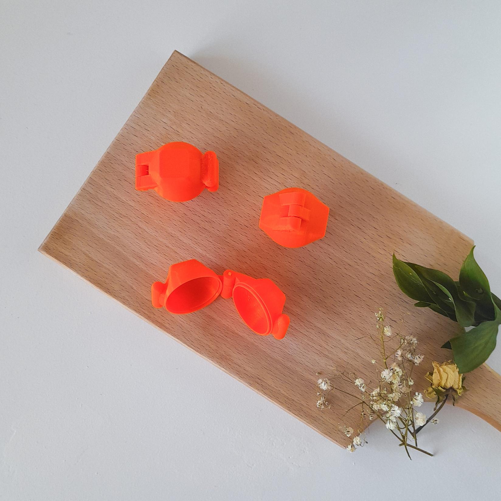 KREATIVNI SLATKIŠI Modla za izradu kuglica, 3.5 cm, Narandžasta