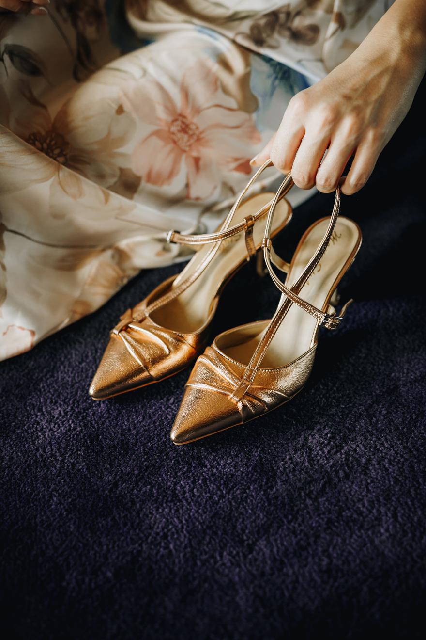 Ženske sandale Alexis, Bronzane boje