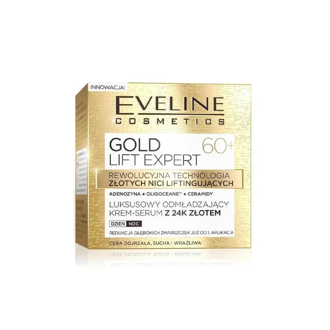 EVELINE Krema za lice GOLD LIFT EXPERT, 60+, 50 ml