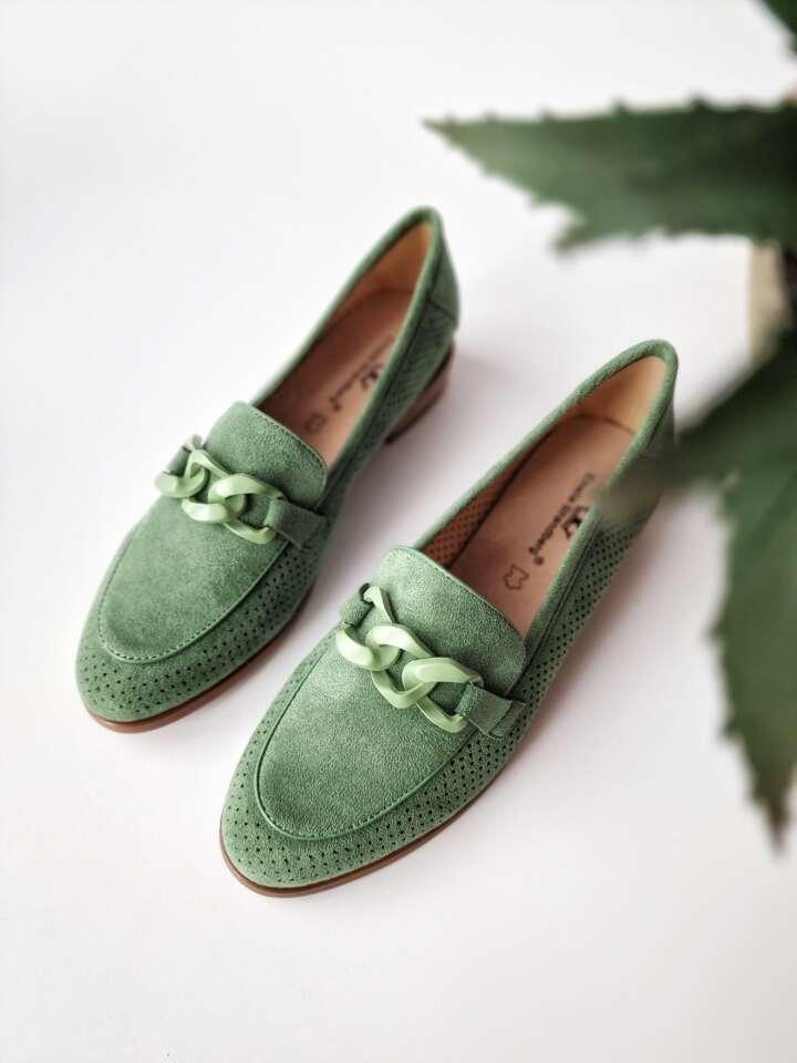 Ženske mokasine, Zelene